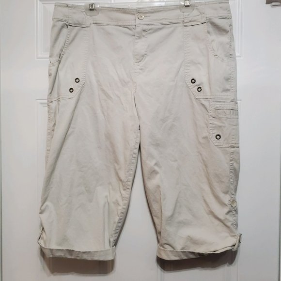 Fashion Bug Capri Pants size 18 Adjustable Length - Picture 2 of 16